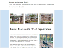 Tablet Screenshot of animalassistance.org